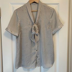 The Limited women’s dress shirt. Fits like a loose medium or fitted large.